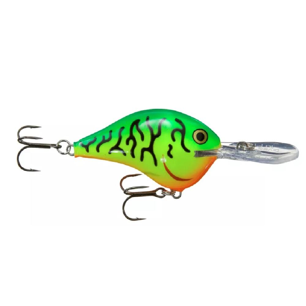 Rapala 2" Dives-To Series 6 Fishing Lure, Firetiger - NMDT06FT Rapala 2" Dives-To Series 6 Fishing Lure, Firetiger - NMDT06FT