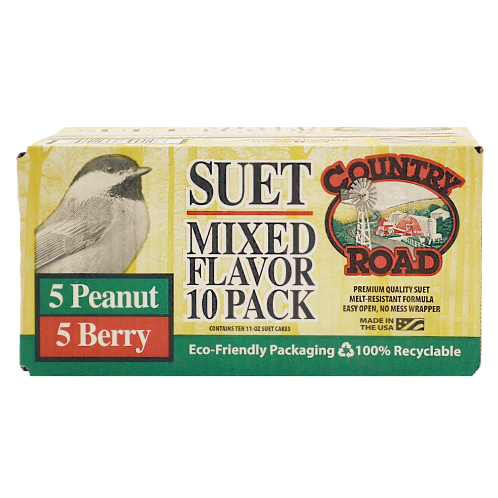Country Road Mixed Flavor Suet, 10 pack - 390
