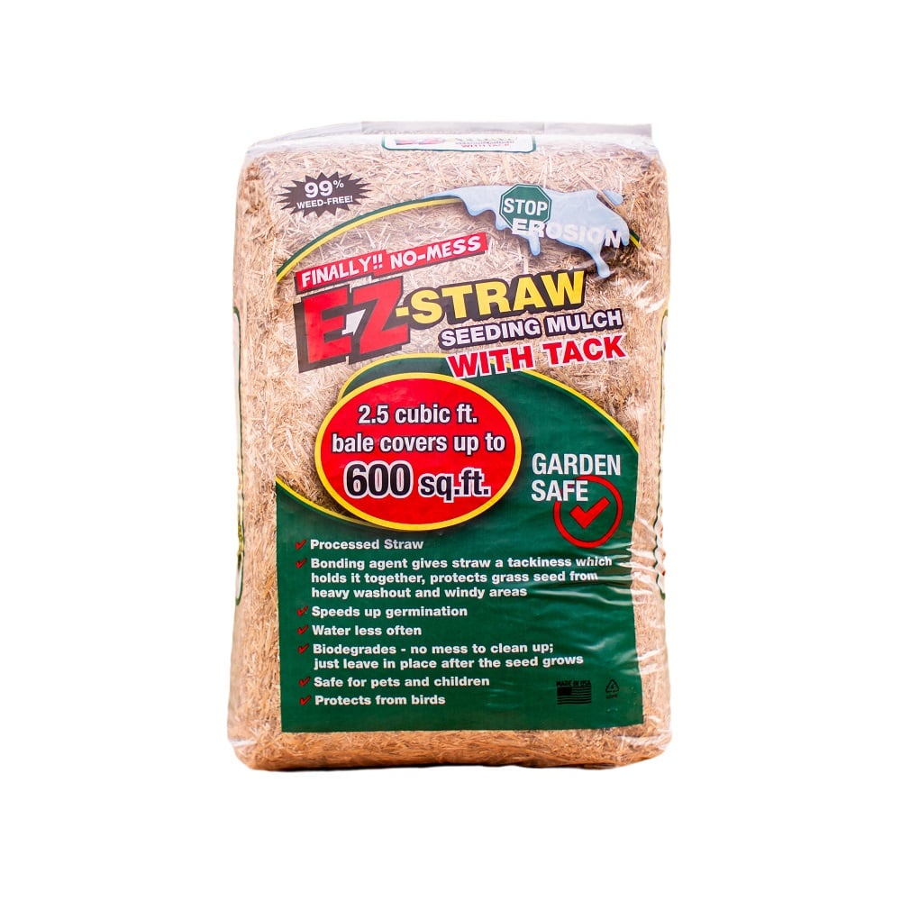 EZ-STRAW Seeding Mulch with Tackifier - MLEZSTRAWMULCH