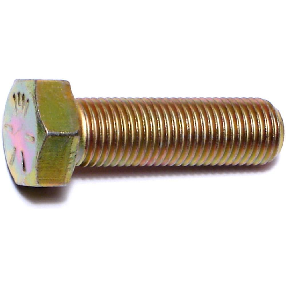 The Hillman Group 3/8 In. -24 X 3 In. External Hex Hex-Head Cap Screw 6 Pack 4231 The Hillman Group 3/8 In. -24 X 3 In. External Hex Hex-Head Cap Screw 6 Pack 4231