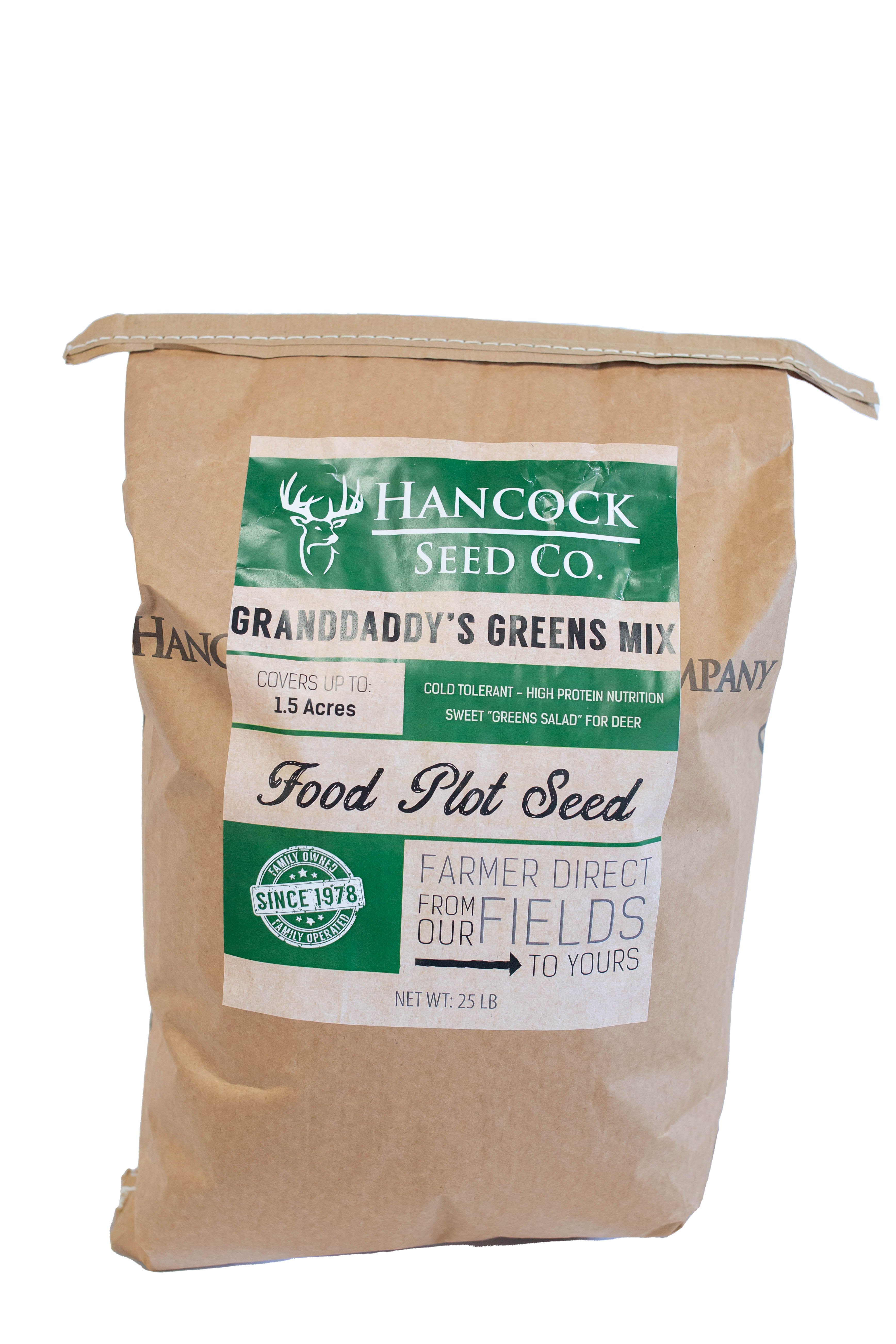 Hancock's Granddaddy Greens Spring & Summer Mix, 25 lb. Bag