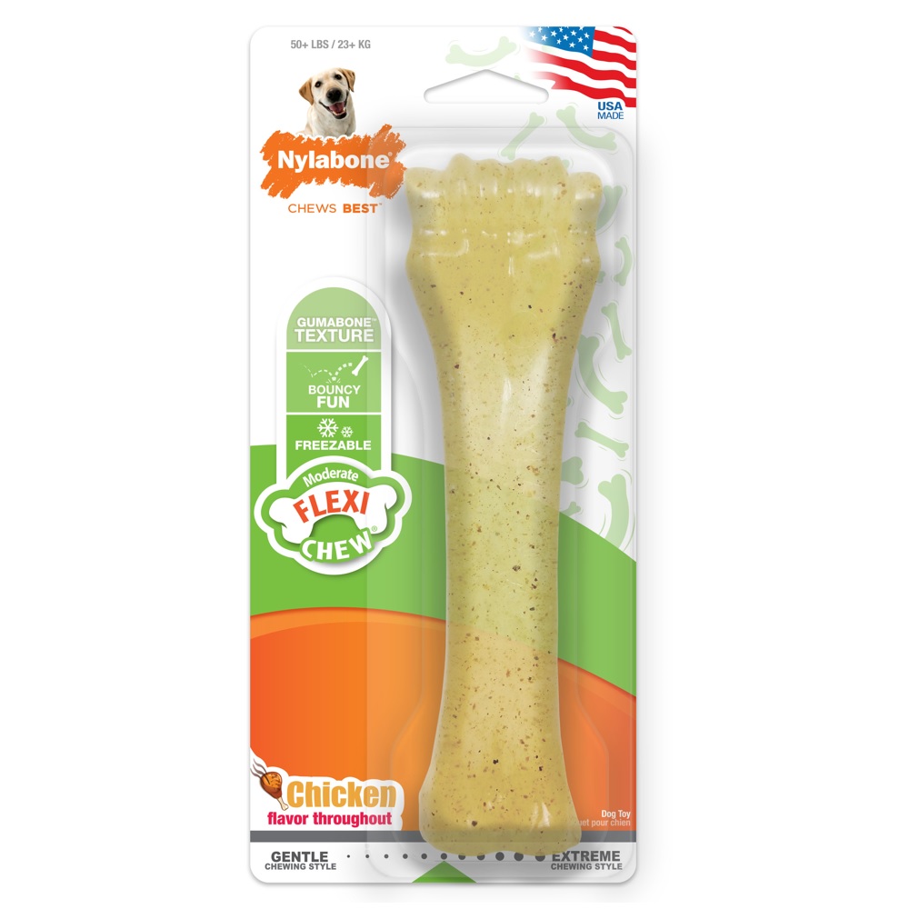 Nylabone Flex Moderate Chew Dog Toy Chicken X-Large/Souper, 1 Count - NCF205P