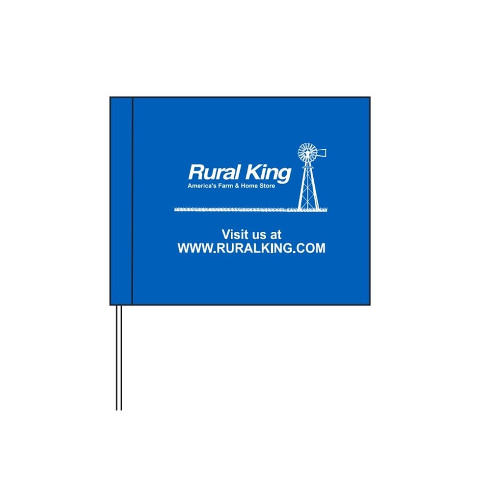 Blackburn 4" x 5" Blue Survey Flags - P451WBL/W10699