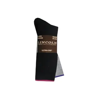 ladies black dress socks Women's Cotton Dress Crew Socks - 4 Pack - Black