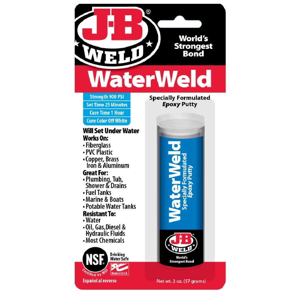 J-B Weld WaterWeld™ Epoxy Putty Stick, 2 oz. - 8277