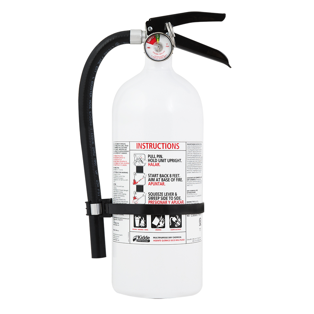 Kidde Living Area 4 lb ABC Fire Extinguisher with Wall Hook - 21005771P
