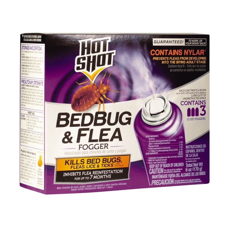 Hot Shot Fogger Bed Bug & Flea, 3 Pack - HG-95911