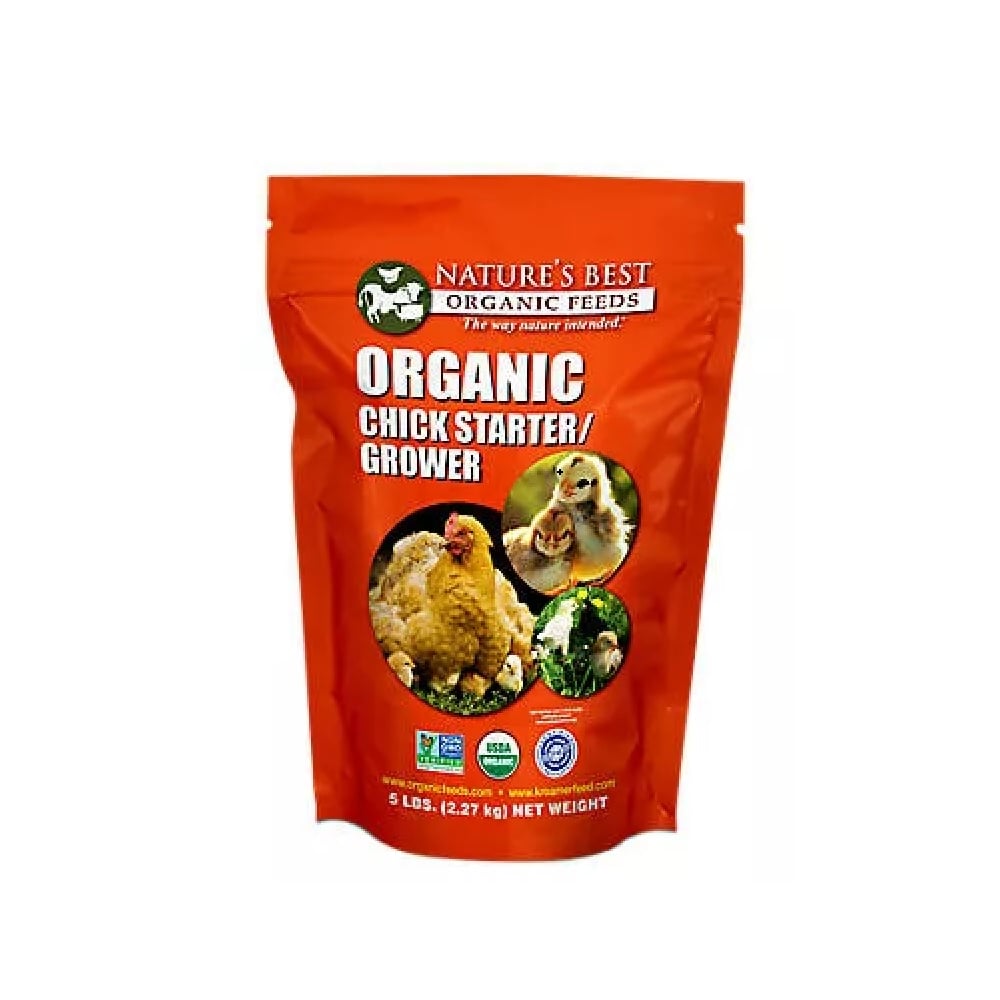 Nature's Best Organic Chick Starter Grower Crumble, 5 lb. Bag
