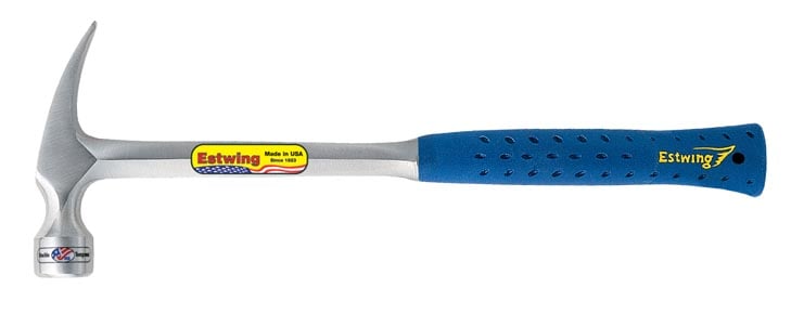 Estwing 22 oz Framing Hammer with Milled Face and Blue Grip E322SM