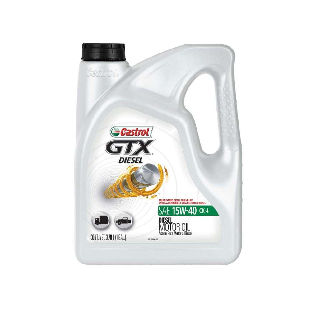 Castrol GTX Diesel 15W-40 Oil, 1 Gallon - 3849