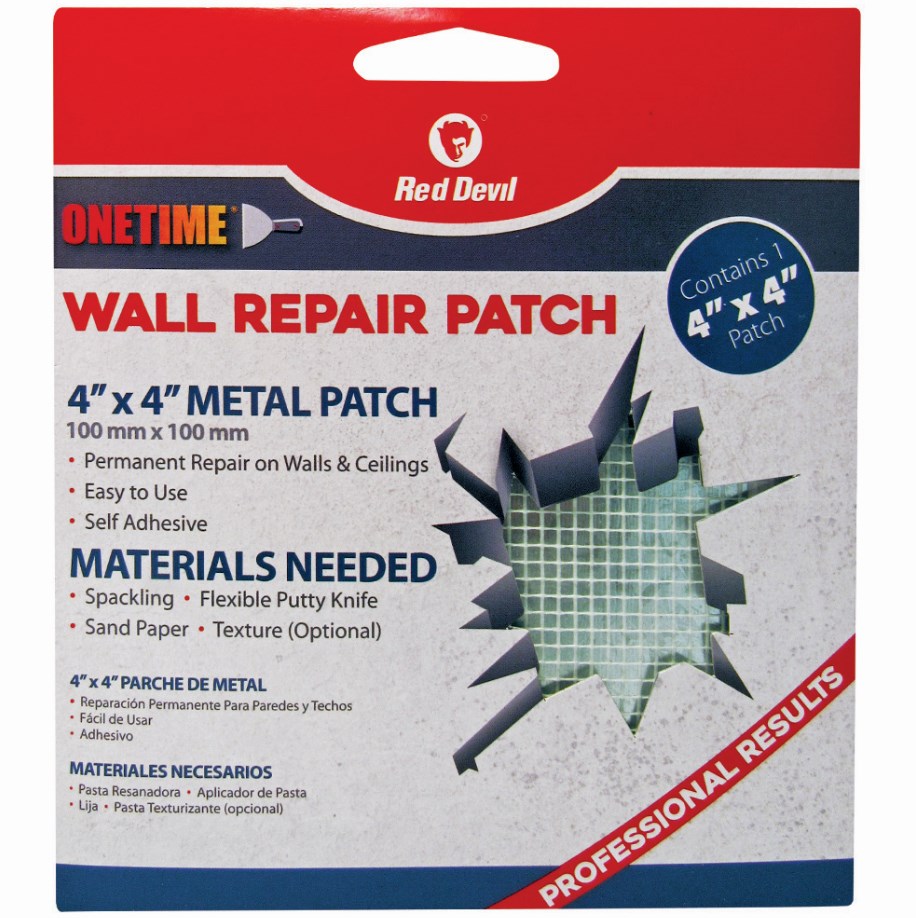 Red Devil Drywall Patch 4X4 Peel And Stick - 1214
