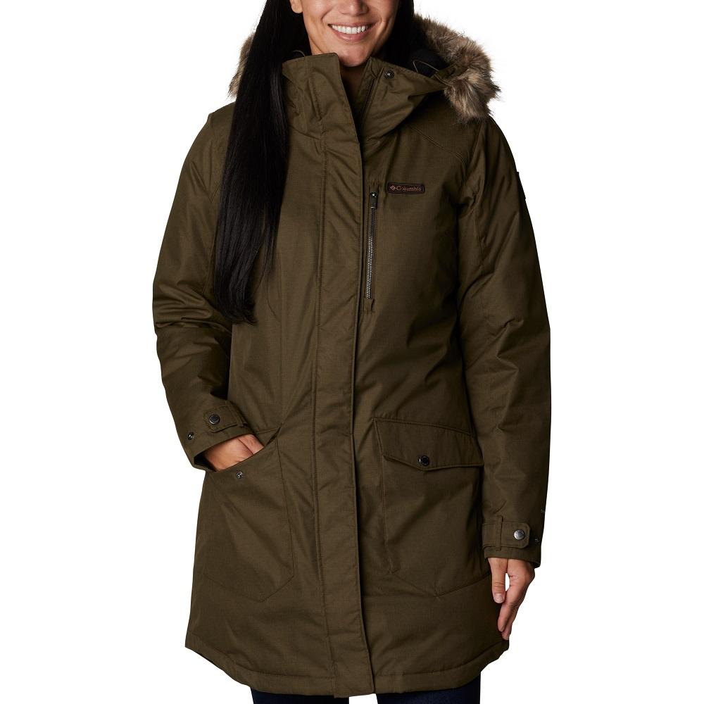 Columbia Women's Suttle Mountain™ Long Insulated Jacket, Olive Green -  1799751319