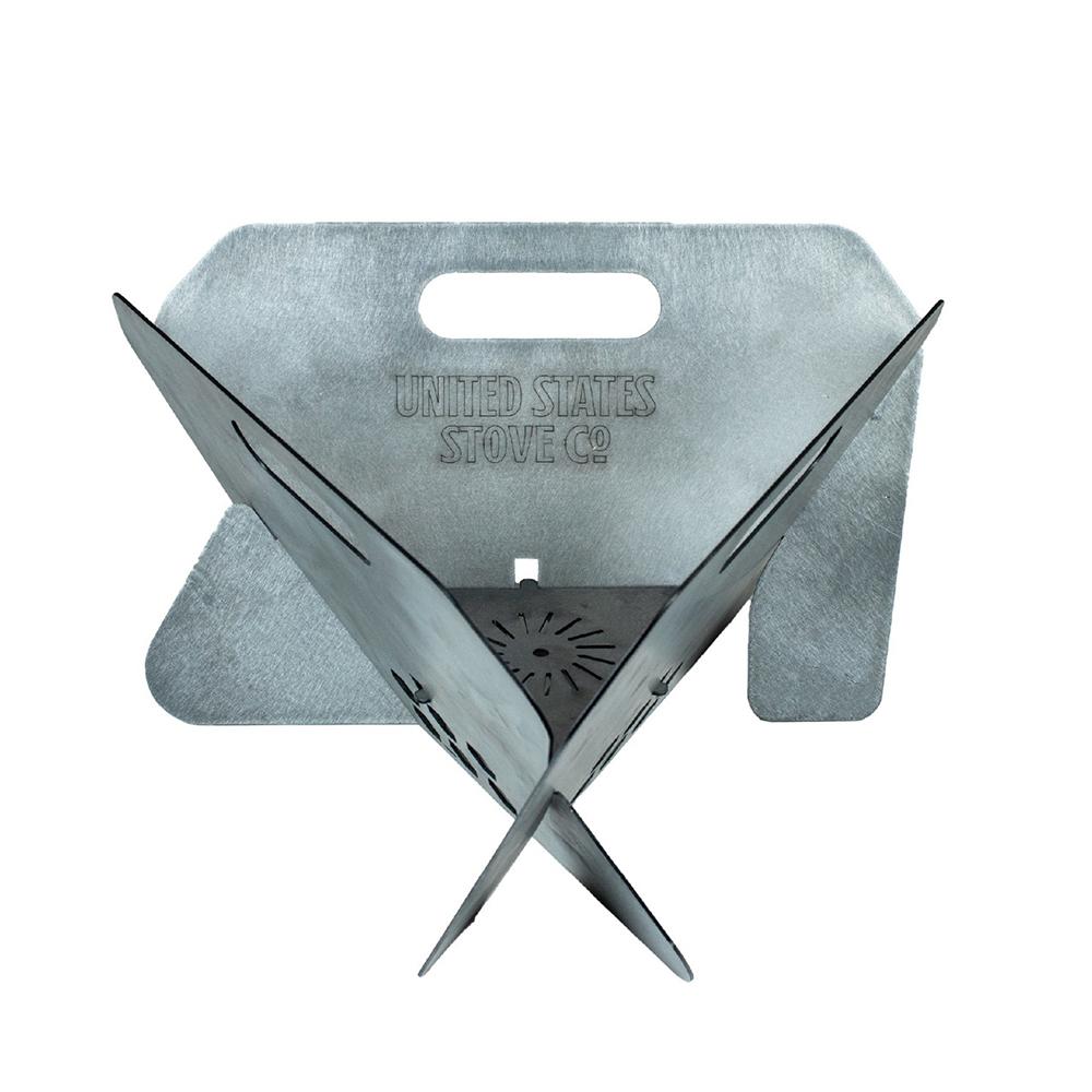Triangular Fire Table US Stove Portable Collapsible Triangular Fire Pit - US14TP | Rural King