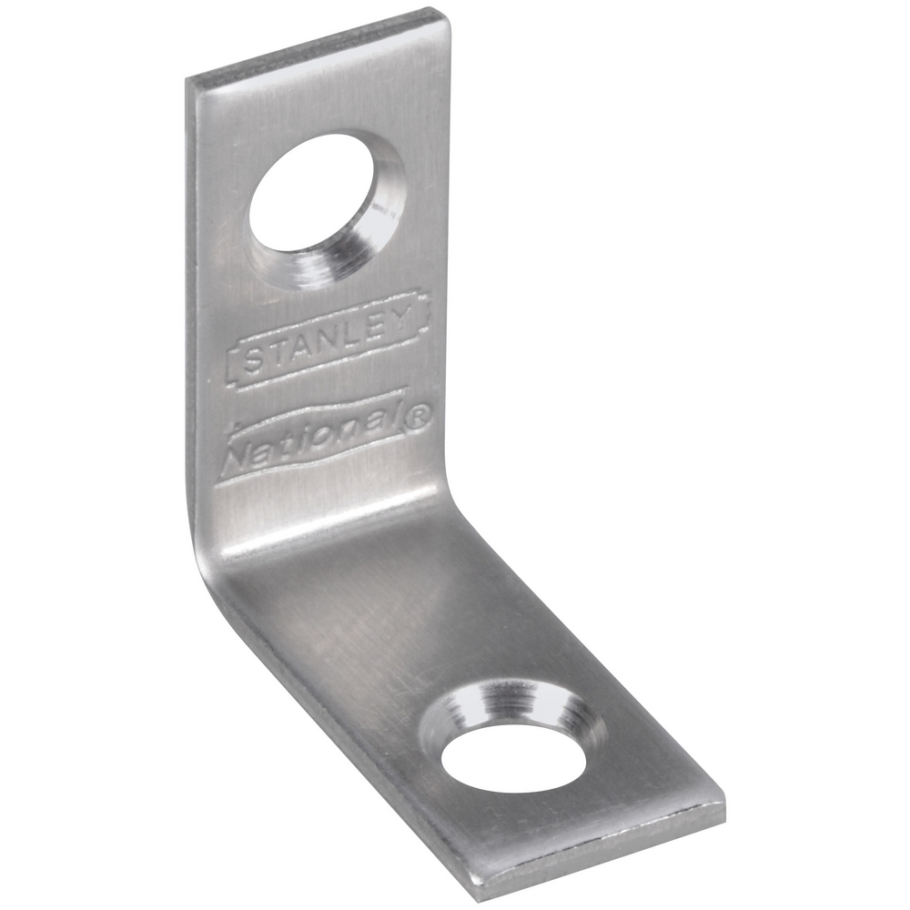 National Hardware V415 Corner Braces in Stainless Steel - N348-292