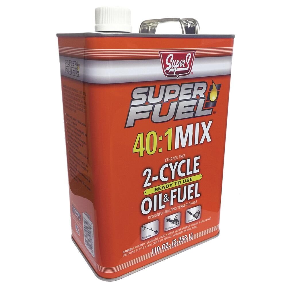 Super S Super Fuel Pre-Mixed 40:1 2-Cycle Fuel, 110 oz.