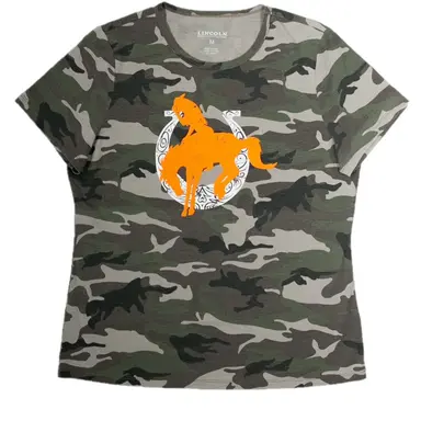 Realtree Women's Short Sleeve Performance V-Neck T-Shirt - Soft, Tag-Free Graphic Tee For Everyday Wear