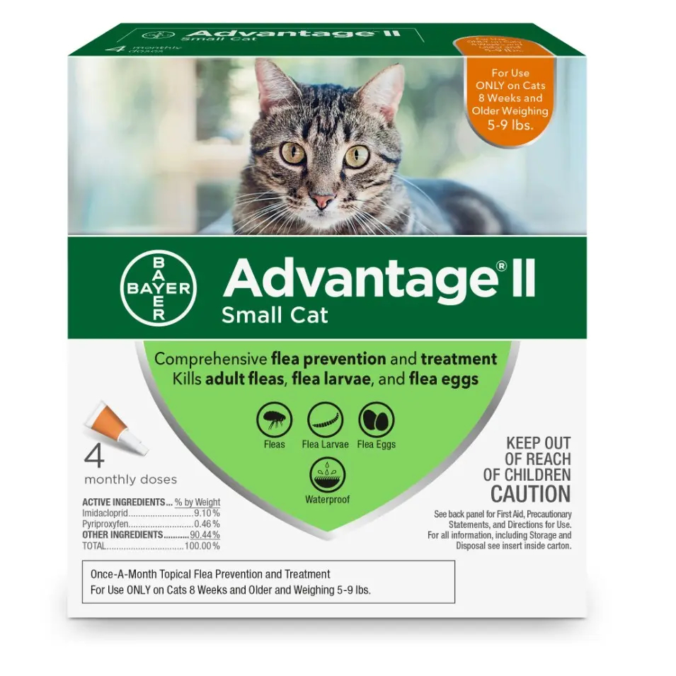 Illustration of Flea Control For Small Cat Breeds