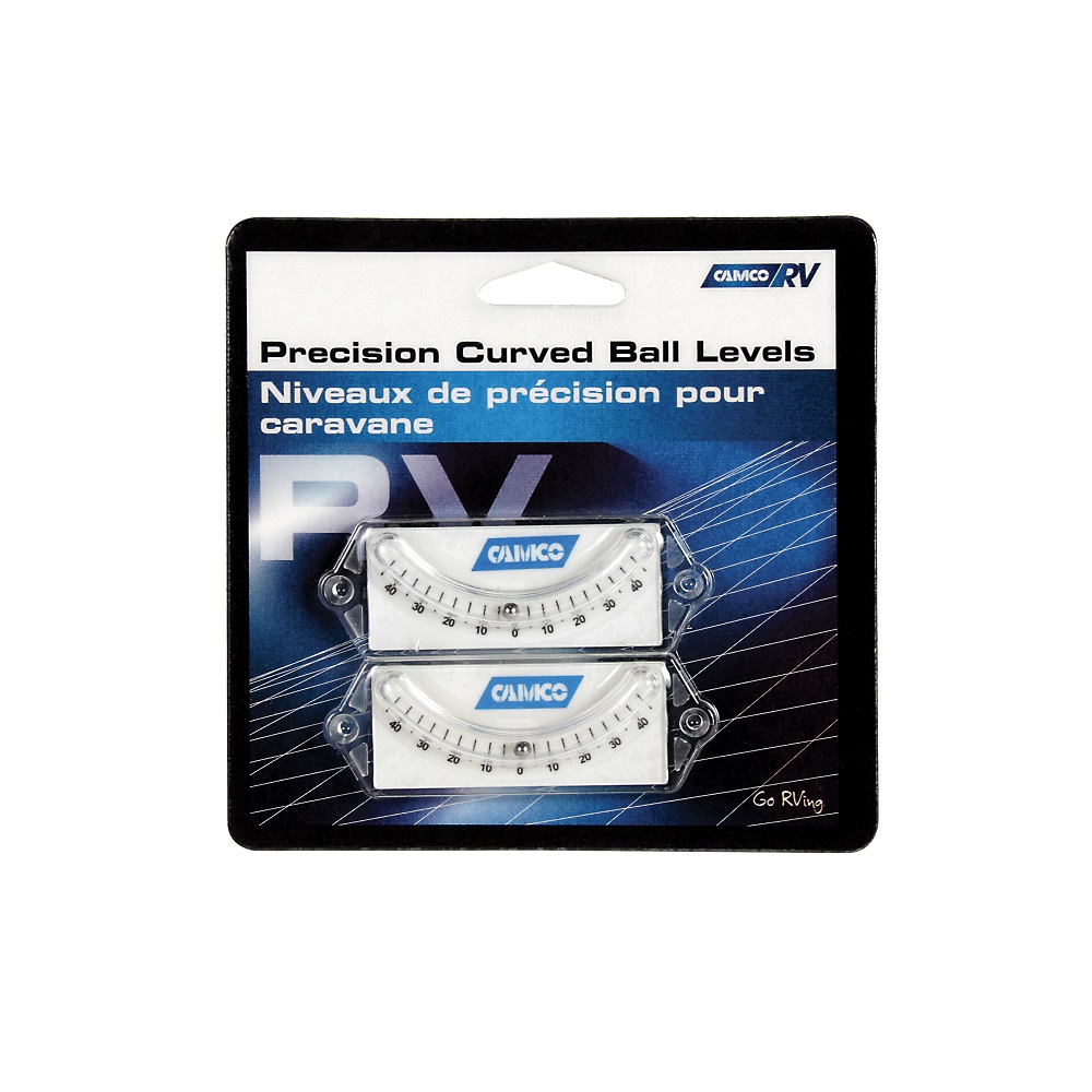 Camco Precision Curved Ball Levels 2 Pack - 25553