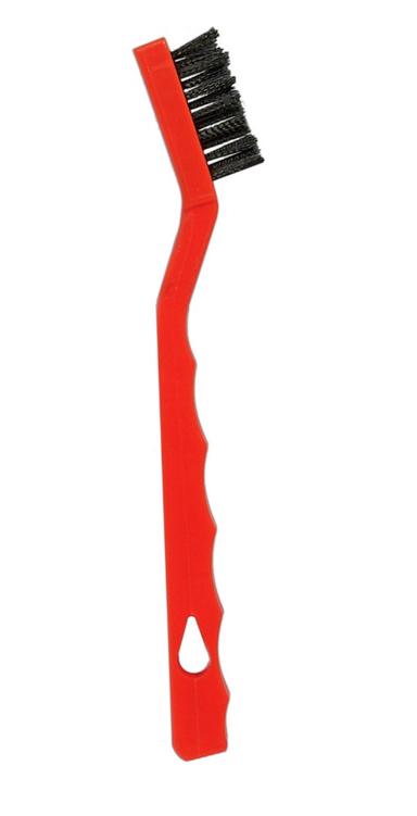 Seachoice 7-3/4 Inch Wood Handle Brass Bristle Wire Brush – Cleaning Tool