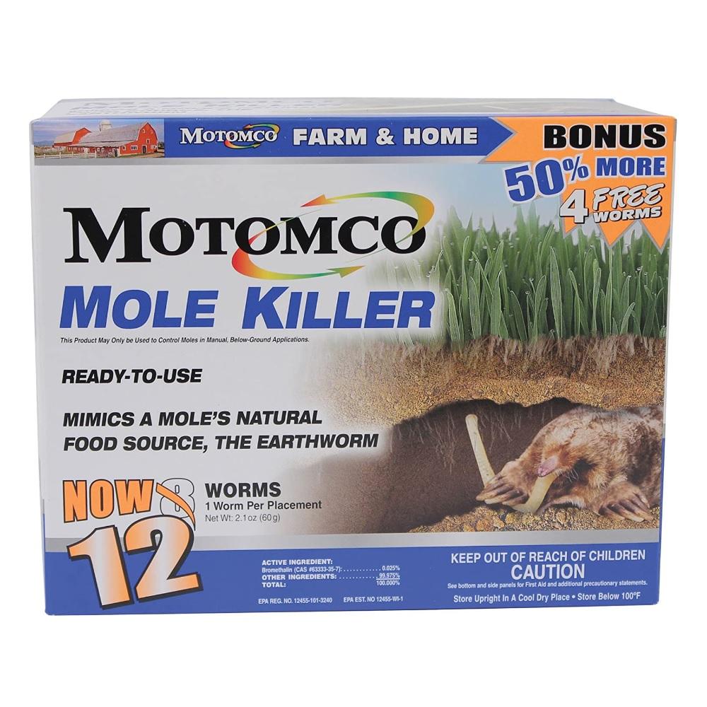 Motomco Mole Killer -Worm (12 Pack)