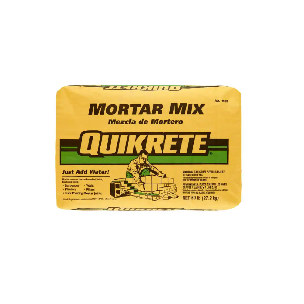 Quikrete Mortar Mix, 60lb - 1102-60