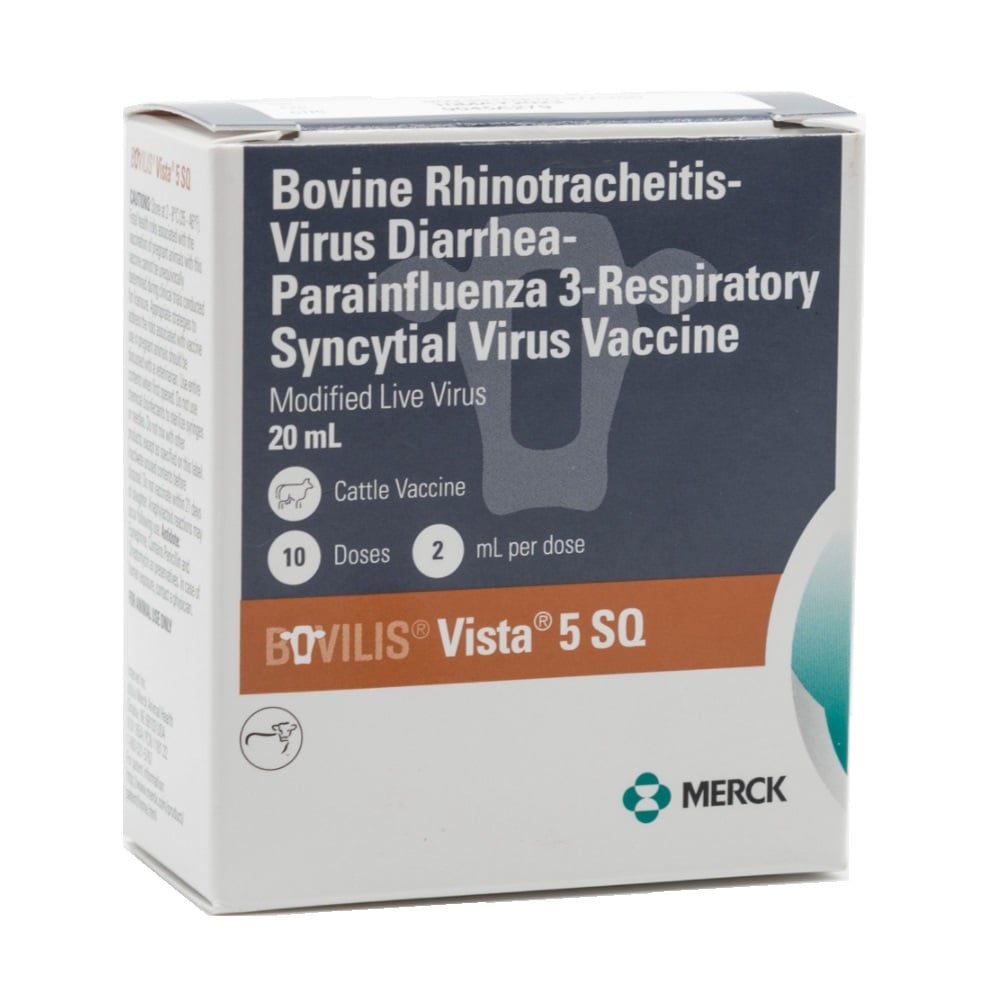 Merck Bovilis® Vista® 5 SQ Cattle Vaccine, 10 Doses - 026714