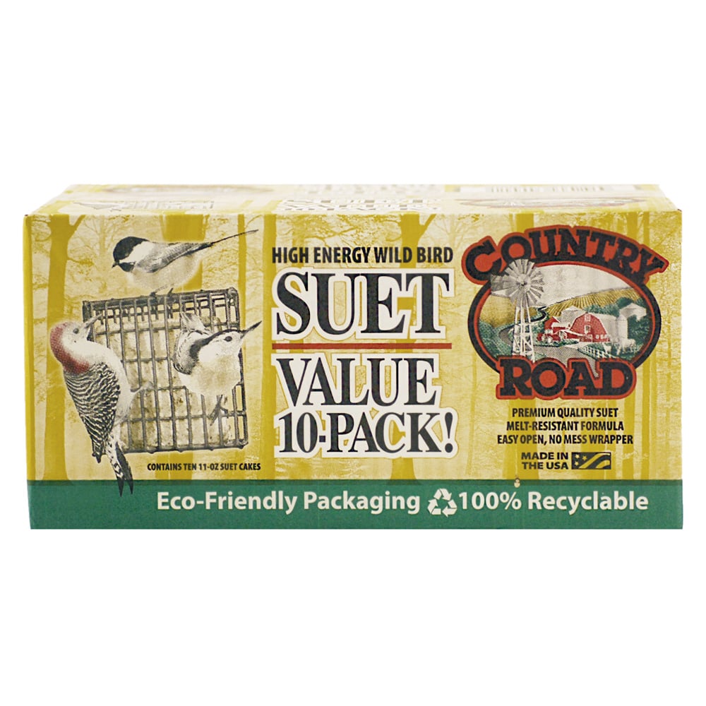 Country Road High Energy Wild Bird Suet, 10 Pack - 340-88