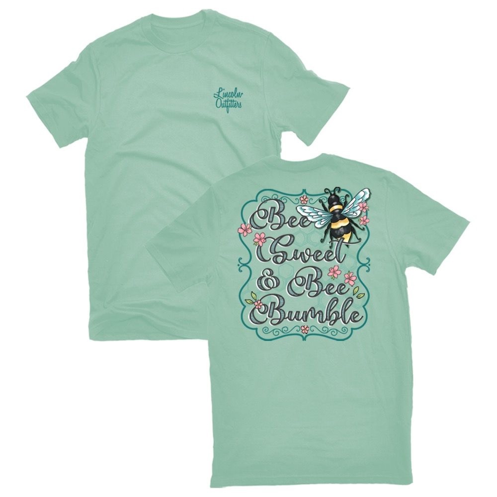 Lincoln Outfitters Ladies Bee Sweet and Bee Bumble Short Sleeve T-Shirt - LO206