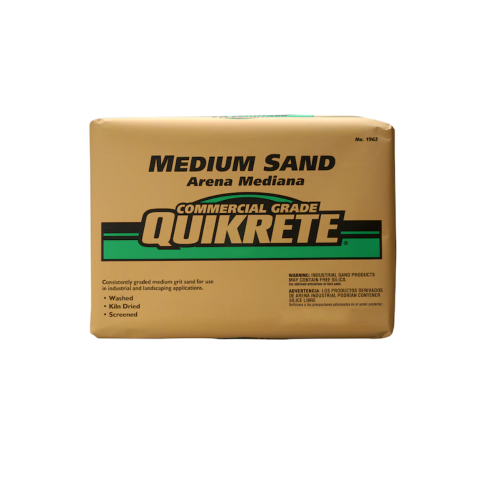 QUIKRETE Medium Grade Silica Sand, 50lbs - 1962-51