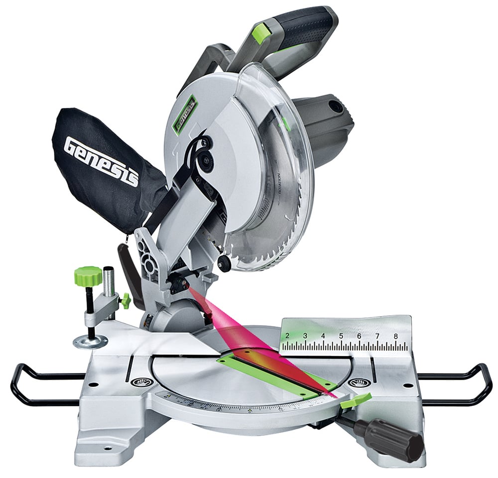 Genesis 10 Inch Cmpd Miter Saw with Laser GMS1015LC