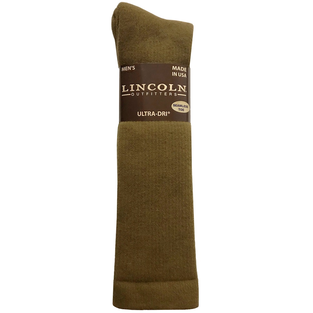 Lincoln Outfitters Men's Tall Ultra-Dri Boot Sock, 2 Pack - L2/9217