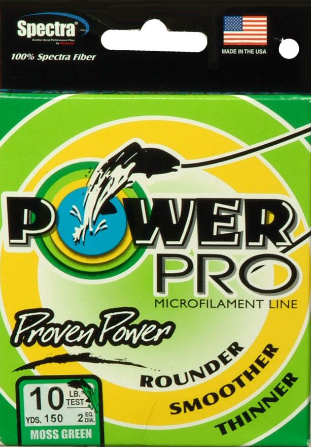 PowerPro Braided Fishing Line, Green, 10 lb, 150 yd
