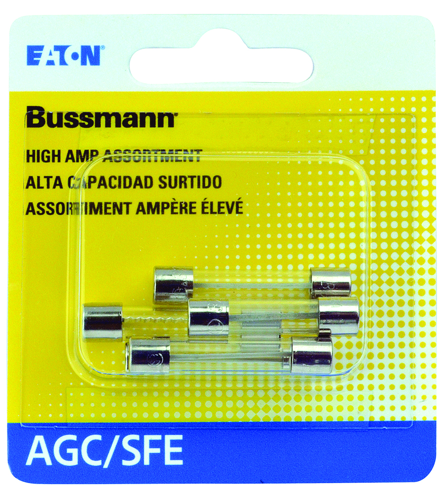 Bussman Glass Fuses, 4 Pack - BP-AGC-SFEA5RP