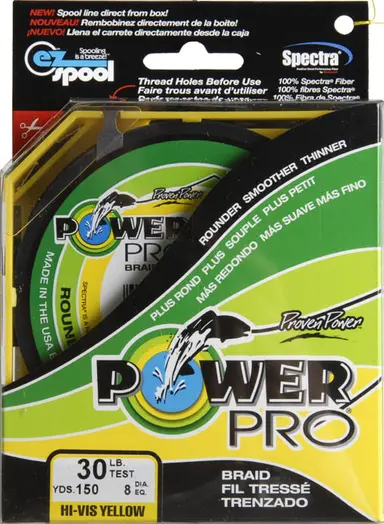 Power Pro 50 lb Test Braided Fishing Line 150 yards - 21100500150E | Rural King Power Pro 50 lb Test Braided Fishing Line 150 yards - 21100500150E | Rural King