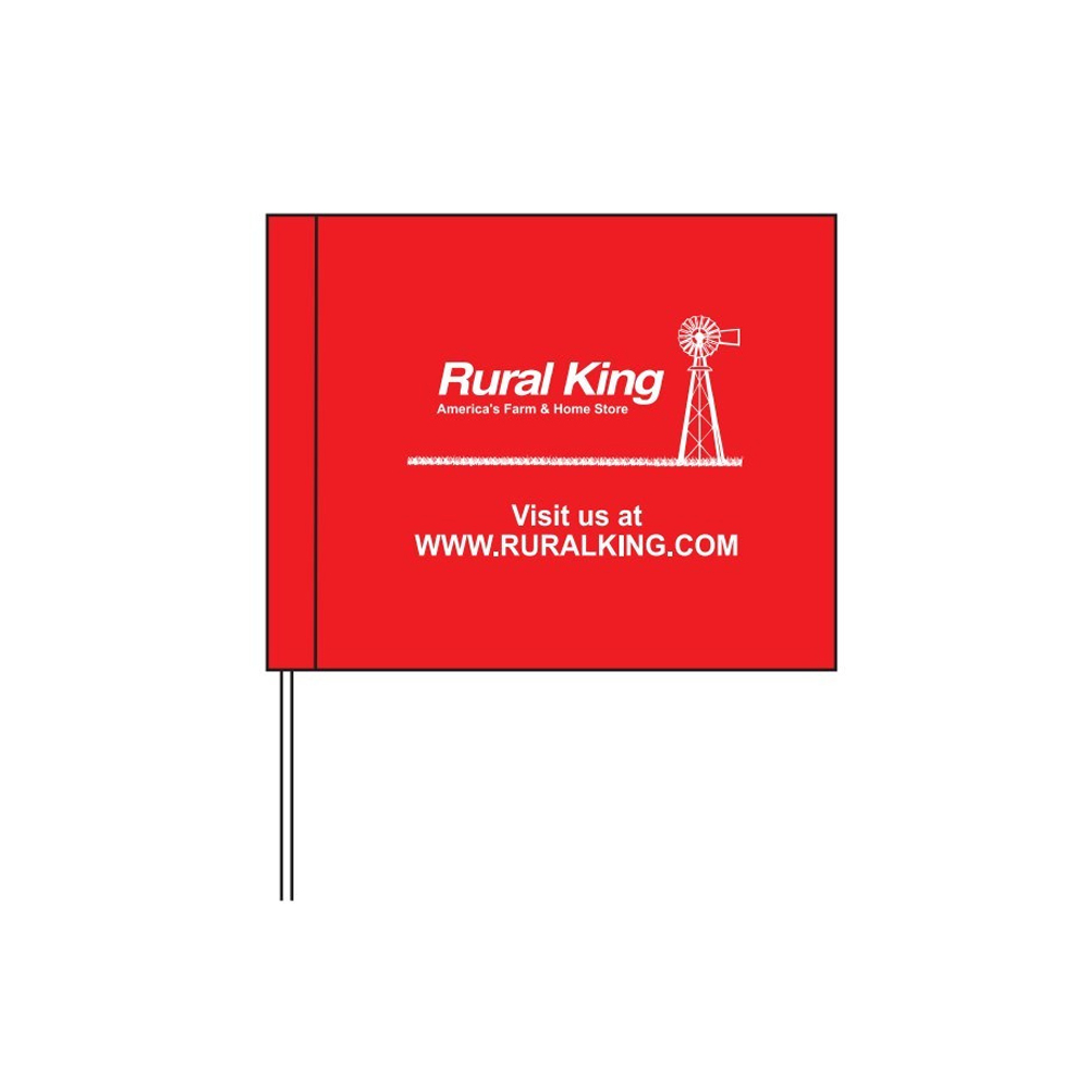Blackburn 4" x 5" Red Survey Flags - 945WR/W10699