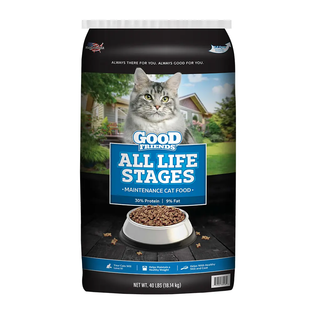 Good Friends Maintenance Cat Food For All Life Stages, 40 Bag