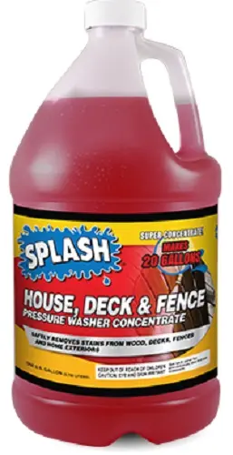 SPLASH 1 Gallon lon House Deck and Fence Pressure Washer Concentrate 20 1 420018-35