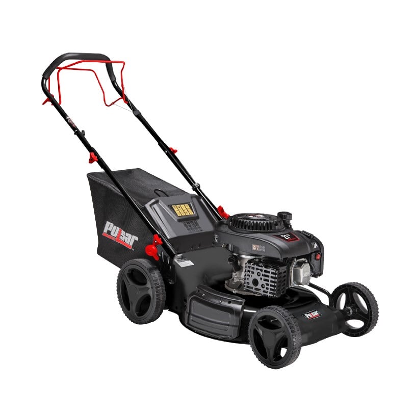 Pulsar 21" Gas-Powered Push Mower Self-Propelled 3-in-1 with 7-Position Height Adjustment - PTG1221S3
