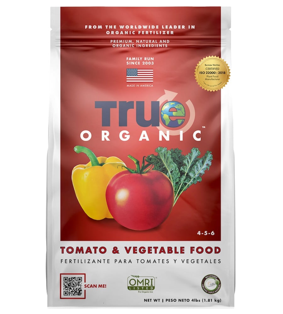 True Organic Tomato & Vegetable Food, 4 Lb Bag