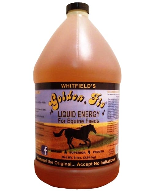 Whitfield's Golden Flo Liquid Energy for Equine Feeds 1 Gallon - 2002E-032