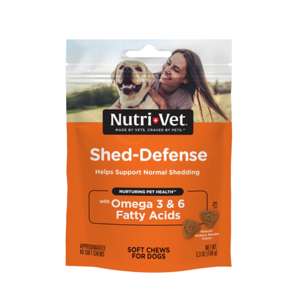 Nutri-Vet Shed-Defense Soft Chews for Dogs, 5.3 oz. (60 Count)
