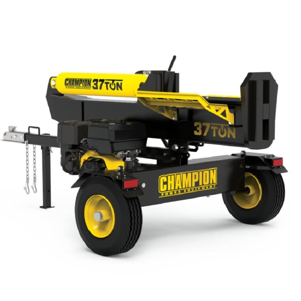 Champion 37-Ton Horizontal/Vertical Full Beam Gas Log Splitter with Auto Return - 100330-1