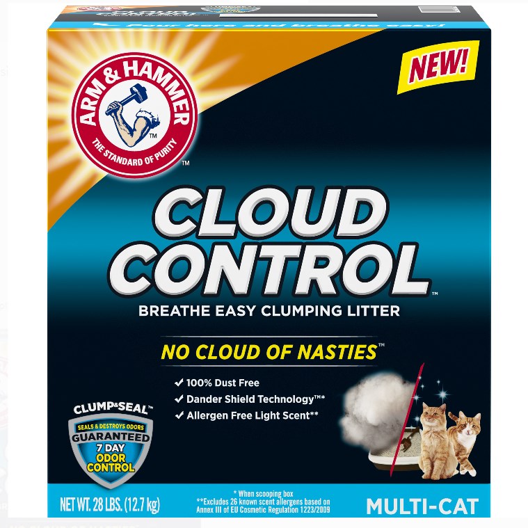 Arm & Hammer Cloud Control Clumping Cat Litter, 28lb - 00185