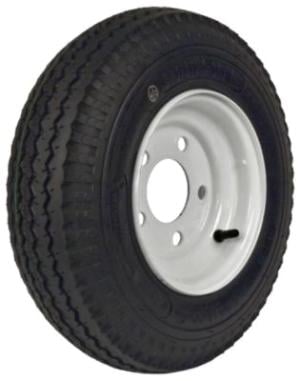 Kenda Loadstar Trailer Tire and 5-Hole Wheel (5/4.5) - 480/400-8 LRB