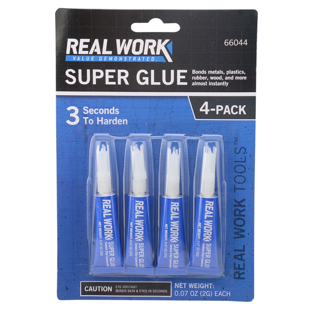 Real Work Tools™ Super Glue, 4 Pack - 66044
