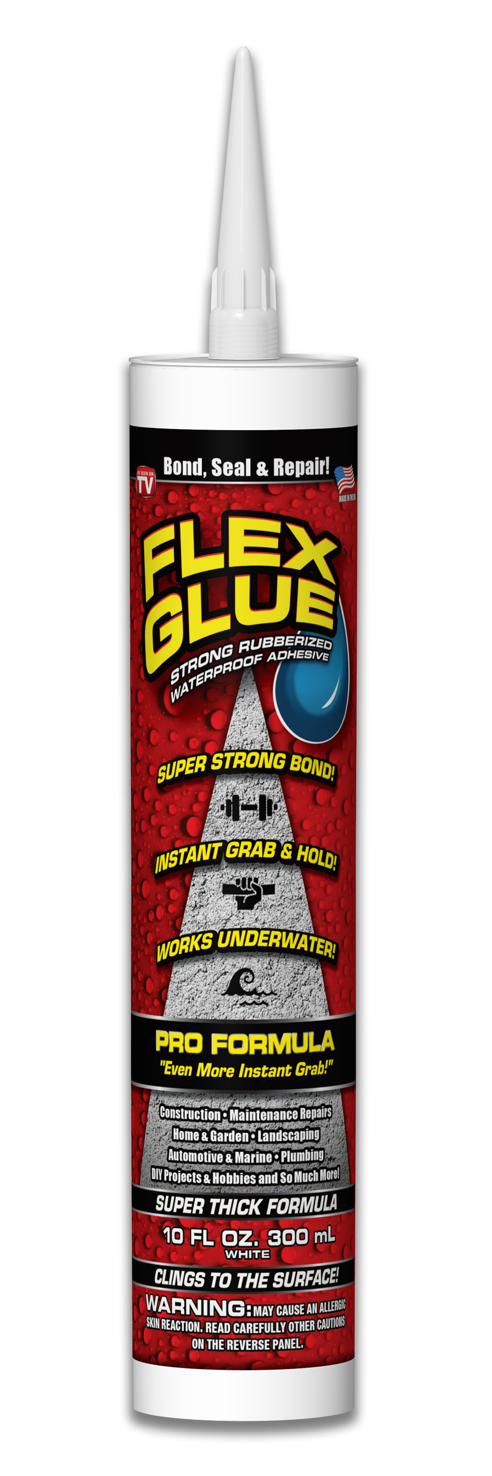 Flex Seal Flex Glue 10oz Tube GFSTANR10