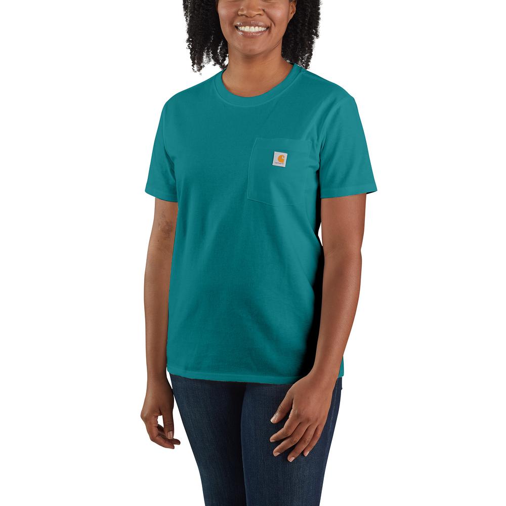 Carhartt® Women's Loose Fit Heavyweight Short Sleeve Pocket T-Shirt- 103067