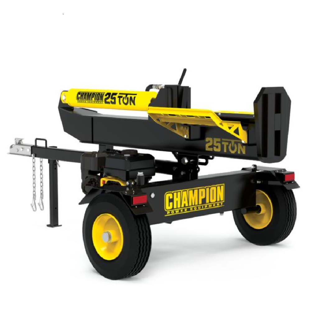 Champion 25 Ton Gas Log Splitter With Auto Return Horizontal/Vertical Full Beam -100326