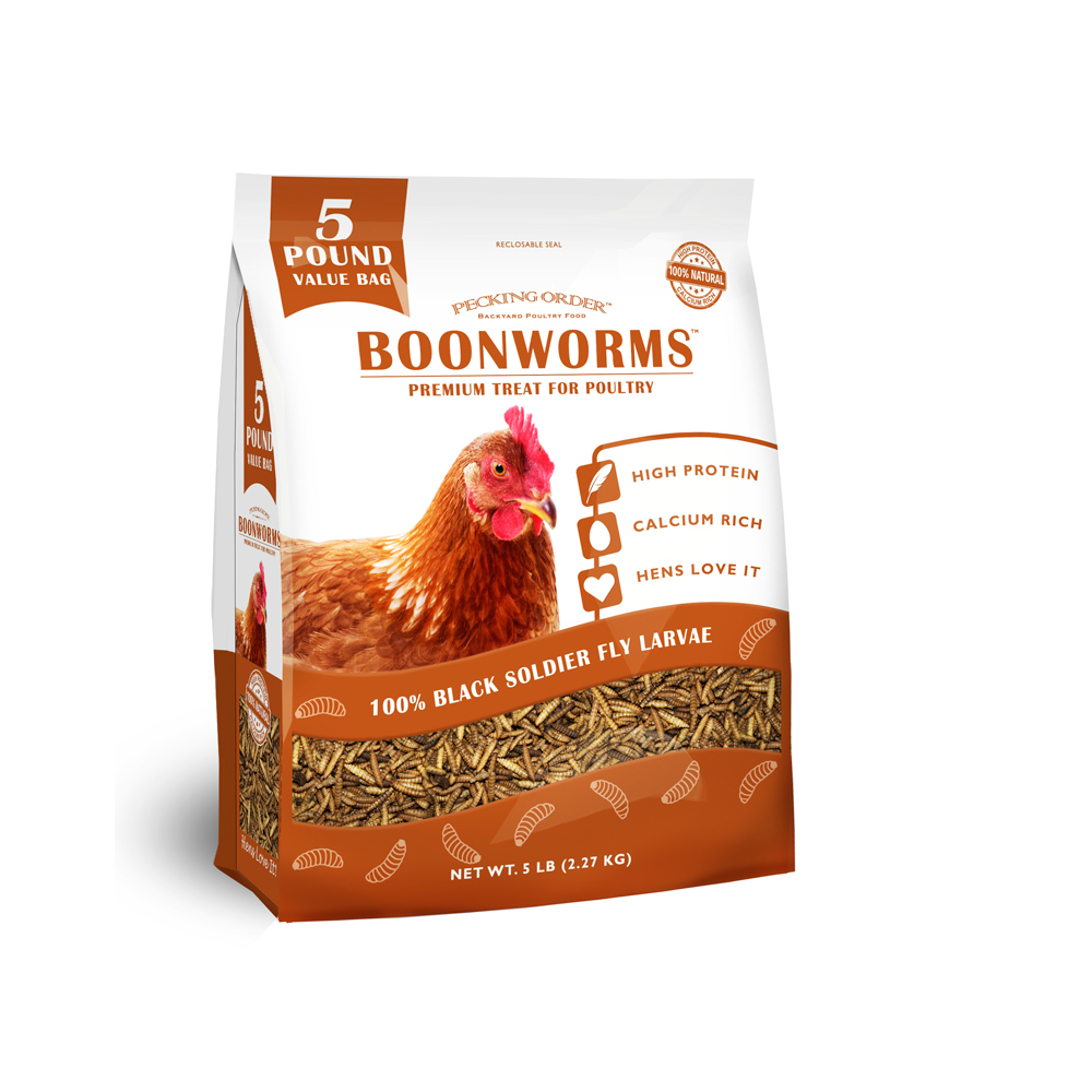Pecking Order Boonworms Poultry Treats, 5 lb. Bag