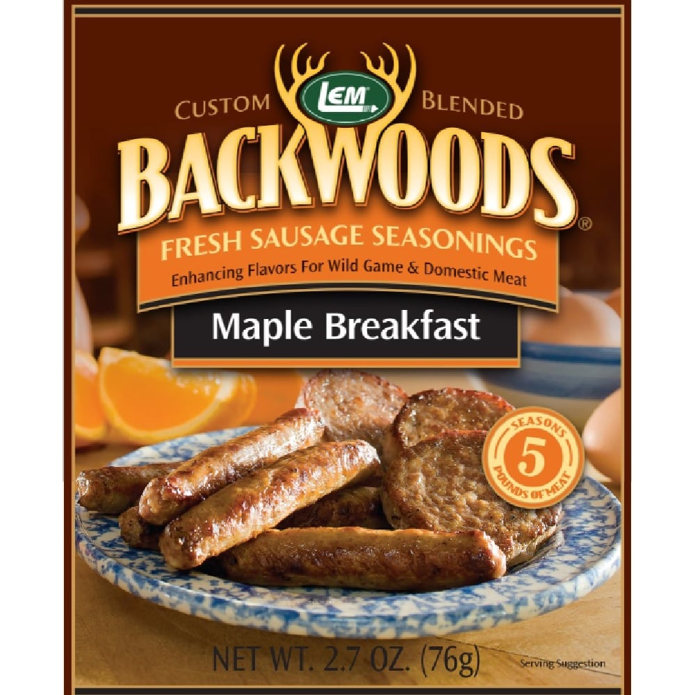 L.E.M Backwoods® Maple Breakfast Fresh Sausage Seasoning